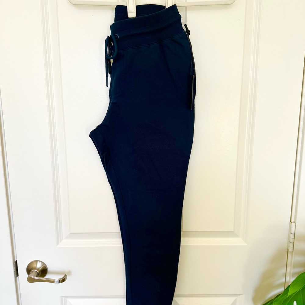 NWT LSKD Rival FLX Fleece Joggers Men’s Medium Navy Track Pants Athleisure - Picture 5 of 8
